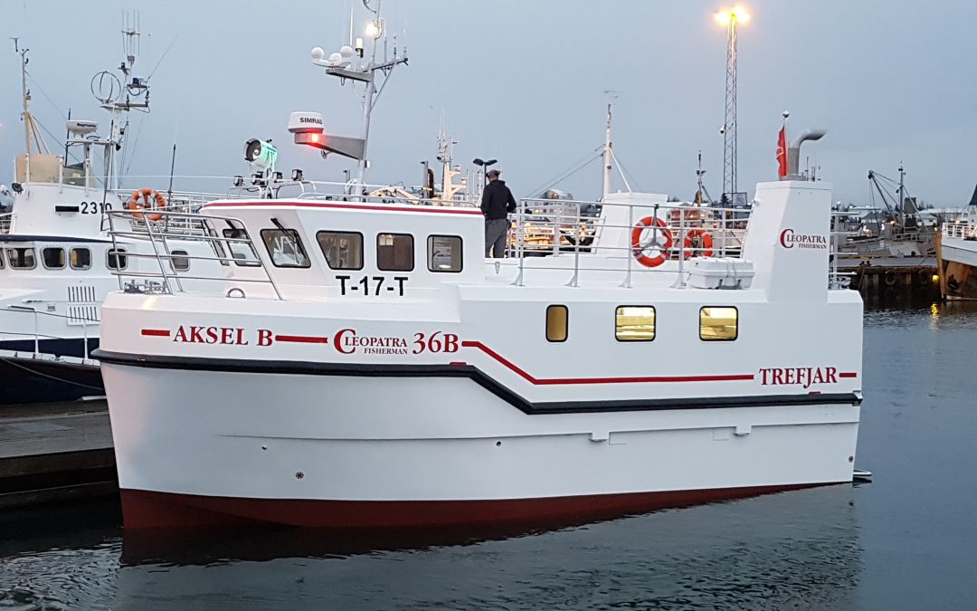 Ný 11metra Cleopatra 36B afgreidd til Tromsø